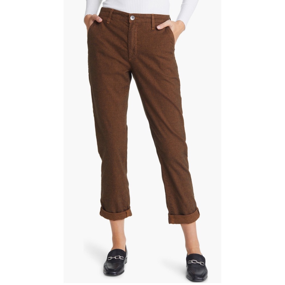 AG Adriano Goldschmied Caden Tailored Trouser Rich Amber Oak Women's Size 4 (26)